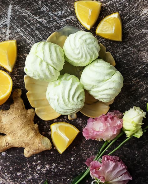 Неглазированный со вкусом лимона и имбирём