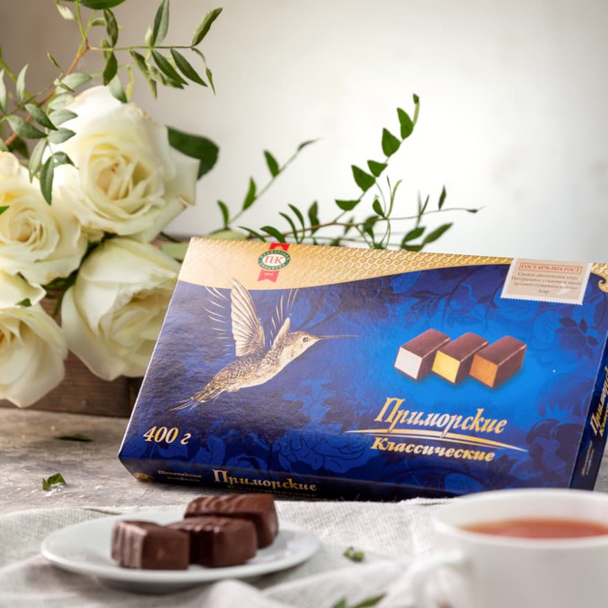 Продукция фабрики «Приморский Кондитер»